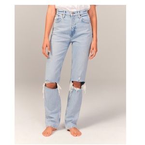 Abercrombie & Fitch 90s straight ultra high rise Jeans